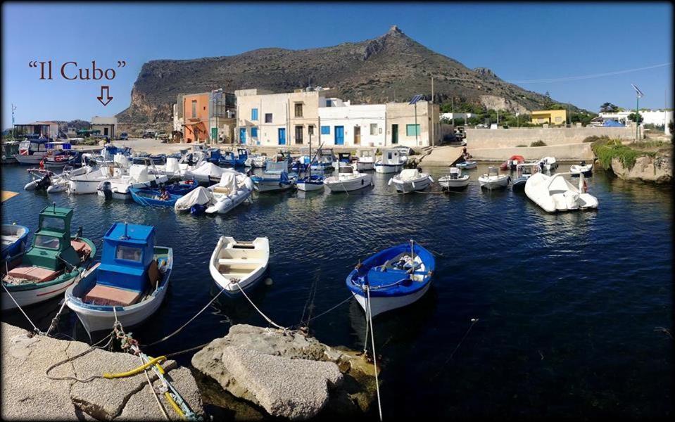 Il Cubo, Monovano Col Mare Su Tre Fronti. Favignana Exterior foto